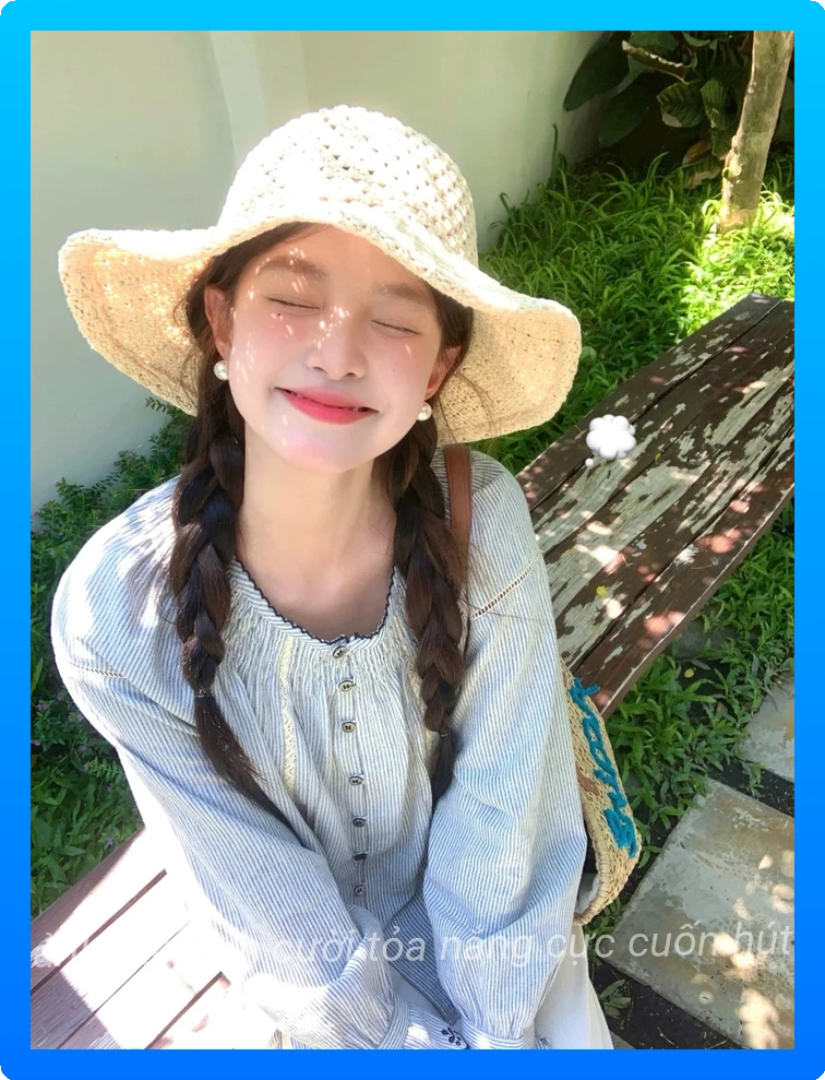 Anh gai xinh cuoi dep tu nhien