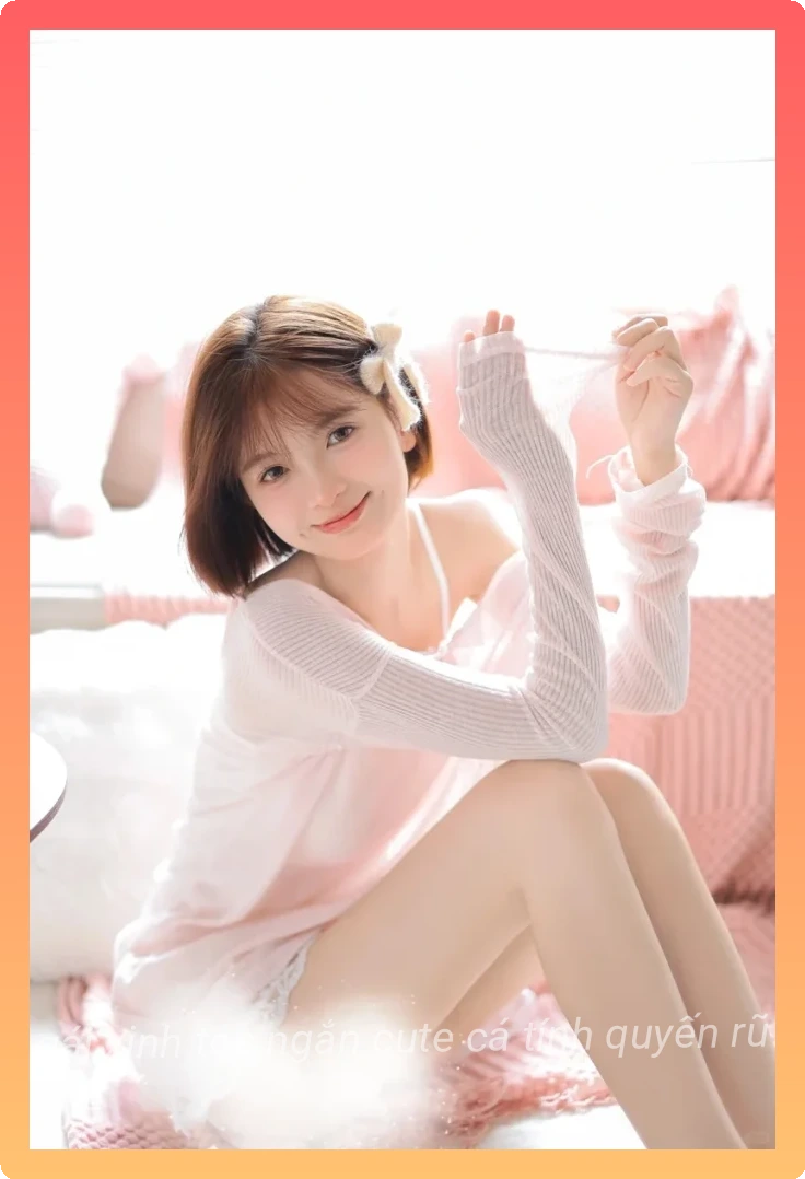 Anh gai xinh toc ngan phong cach han