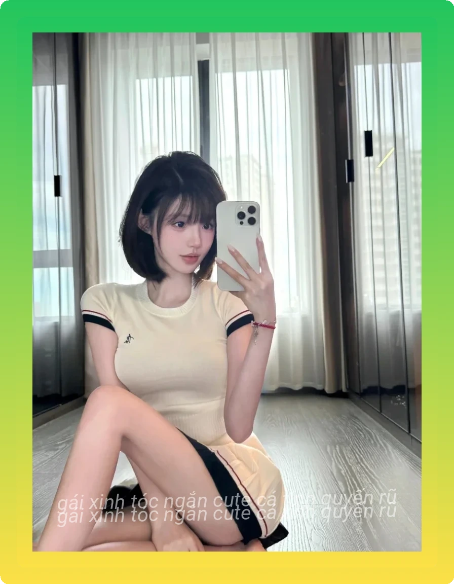 Anh gai xinh toc ngan tao dang ca tinh