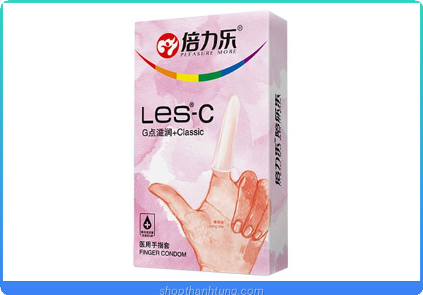 Bao cao su đôn dên ngón tay Les gai
