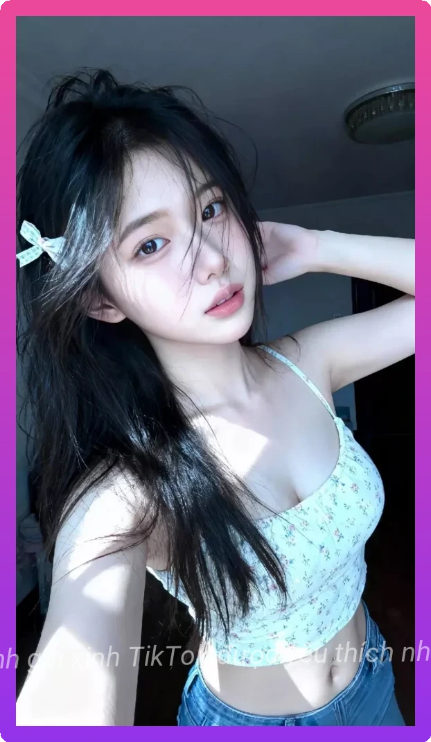 Gai xinh tiktok toc ngan ca tinh cuon hut