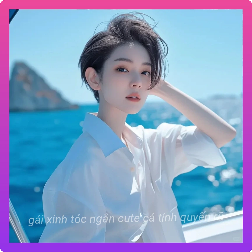 Gai xinh toc ngan tomboy phong cach