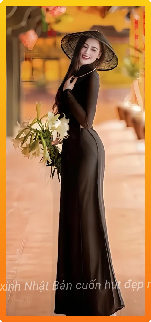 Hinh anh gai xinh mac ao dai dep nen na