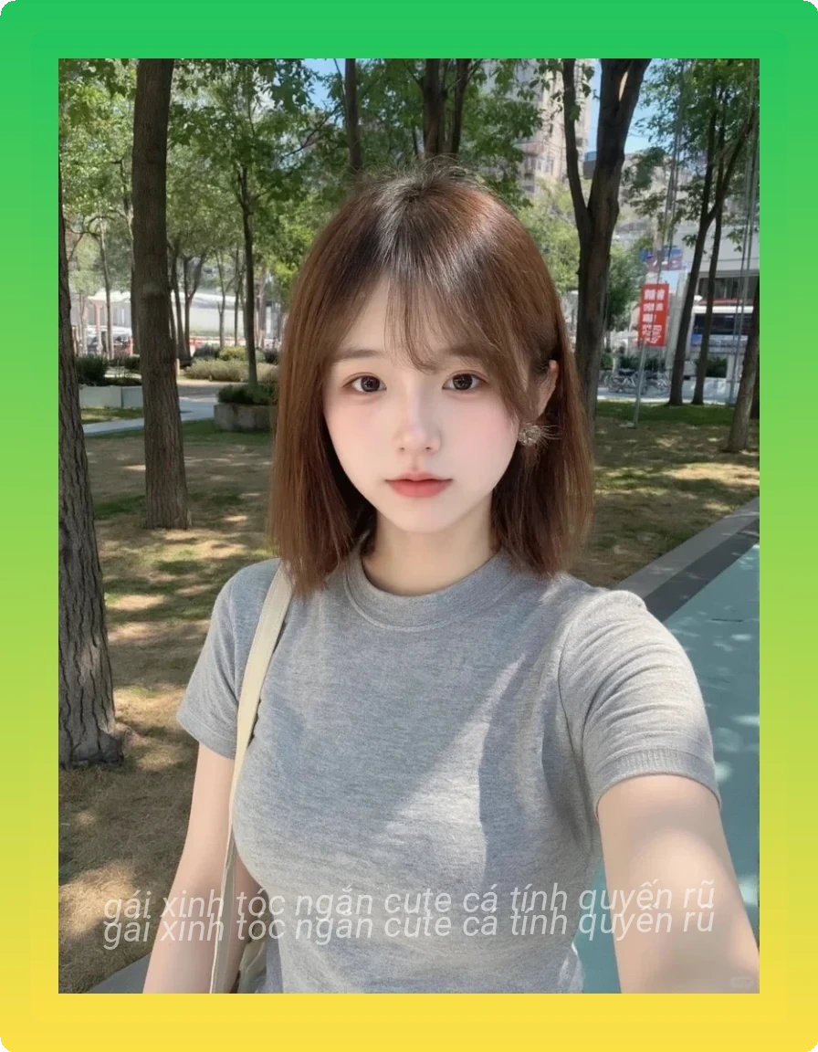 Hinh gai dep toc ngan cuon hut anh nhin