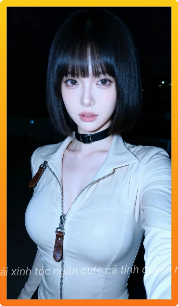 Hinh gai dep toc ngan hien dai