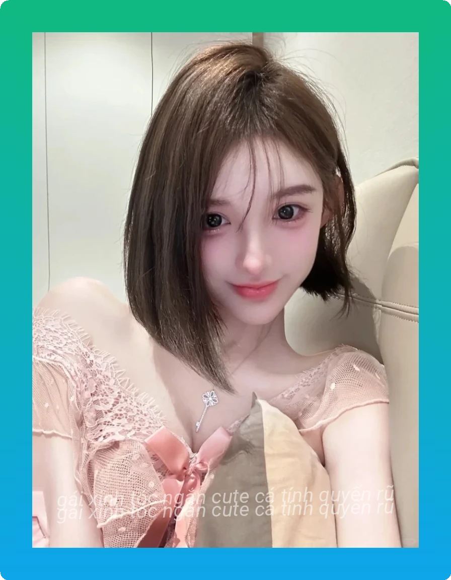 Hinh gai toc ngan xinh gu thoi trang