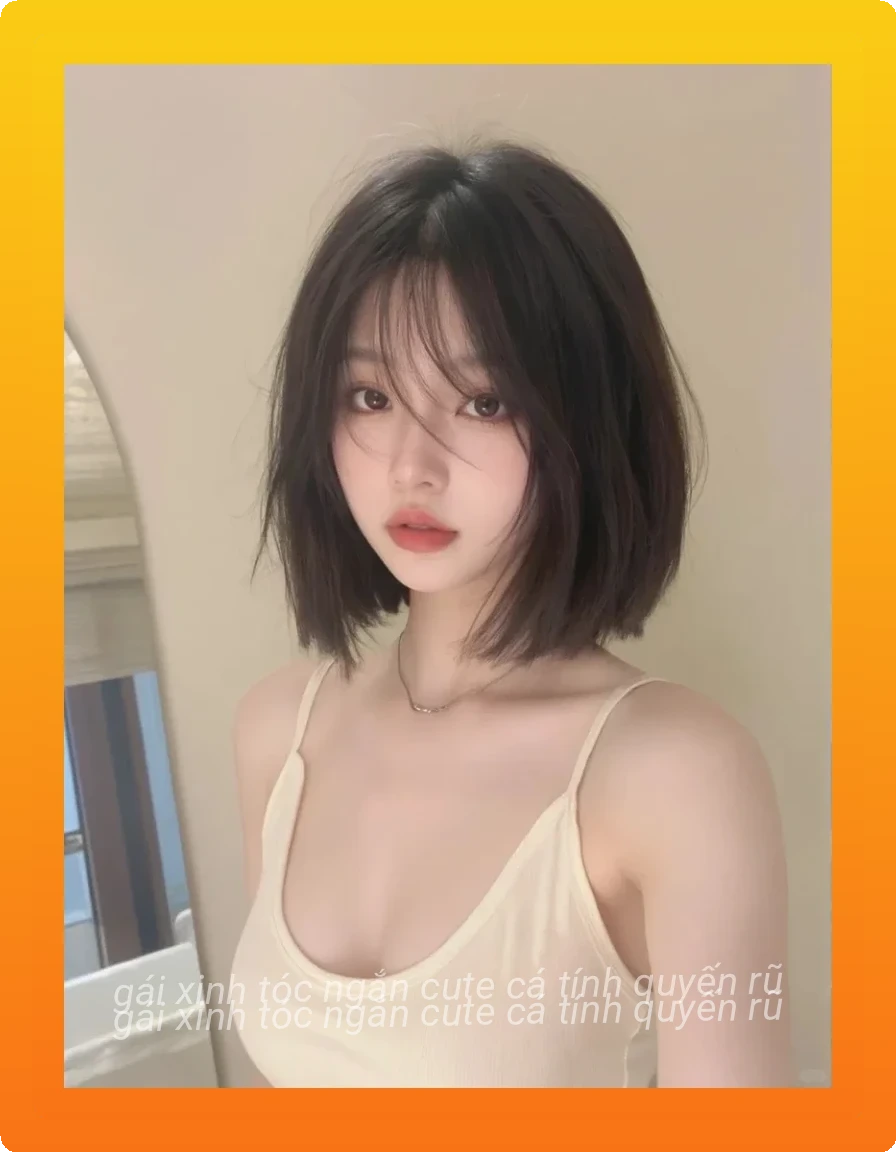 Hinh gai toc ngan xinh sexy tinh te