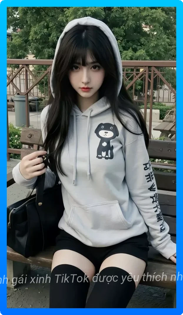Hot girl tiktok phong cach ngot ngao dang yeu
