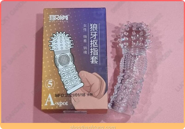 Bao cao su đôn dên ngón tay có gai Aichao