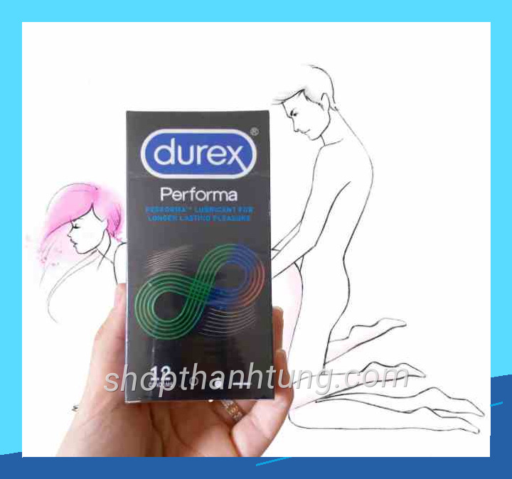 Hình giới thiệu bao cao su durex performa 17 được trình bày rõ ràng