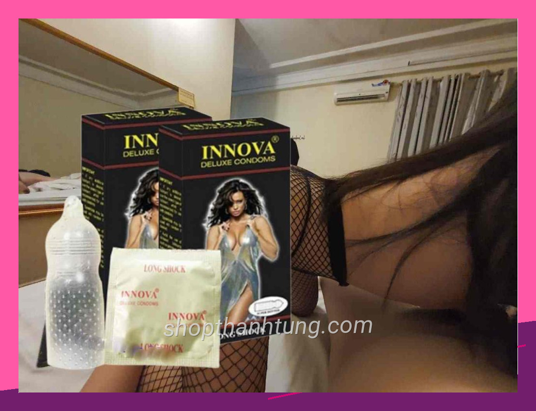 Hình minh họa bao cao su gai innova 629 với góc nhìn tự nhiên