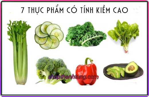 thực phẩm có tính kiềm
