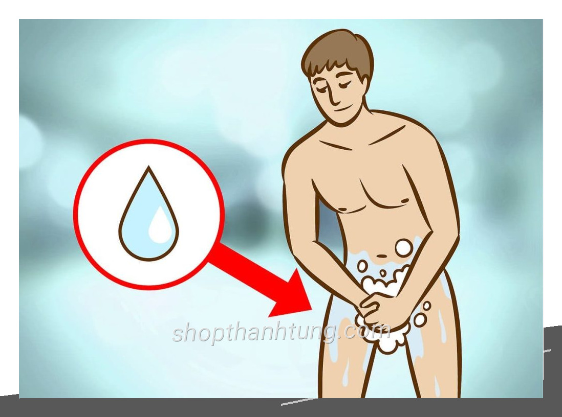 Hình ảnh thực tế rua ky het xa phong bang nuoc sach khi ve sinh duong vat phù hợp để tham khảo