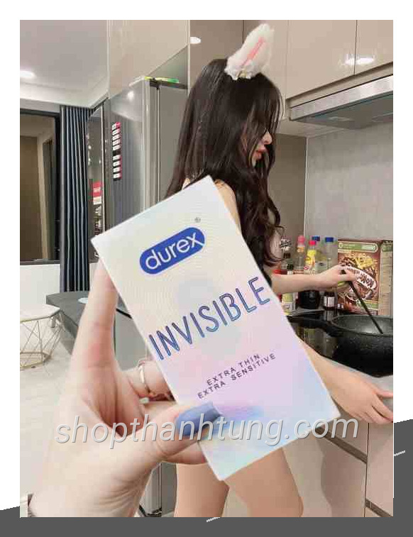 Ảnh chụp bao cao su durex invisible 898 dành cho người xem