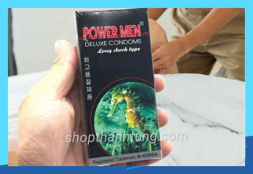 Bao cao su powermen 58