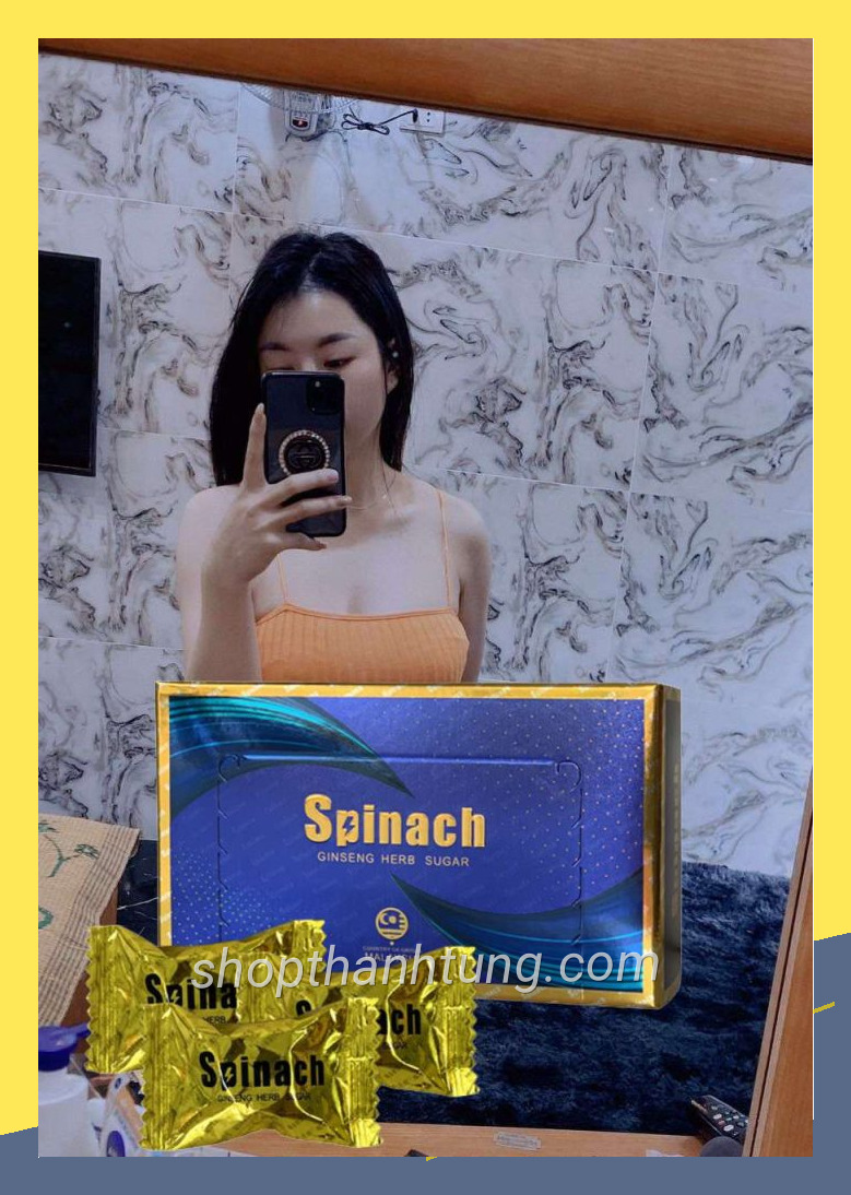 Keo sam spinach tang sinh ly