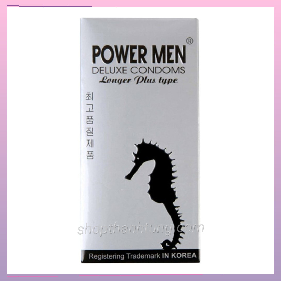 Bao cao su chong xuat tinh som power men longer plus hop 12 chiec - shop sinh lý