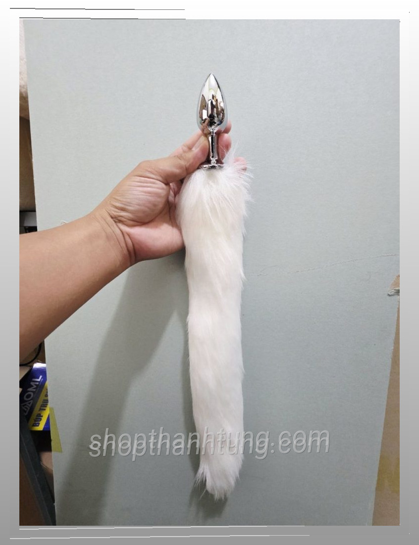Duoi cao inox phat sang size nho mau trang