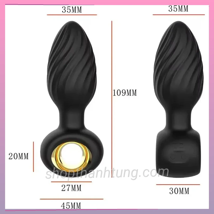 Phich silicon xoay rung hau mon