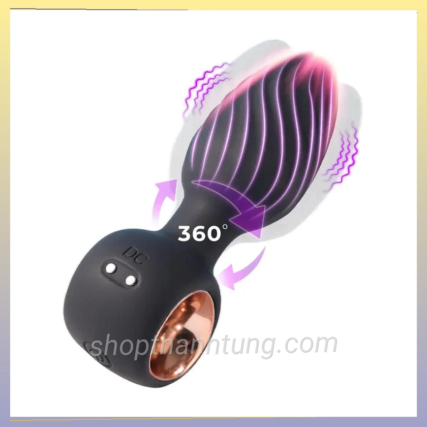 Phich silicon xoay rung hau mon