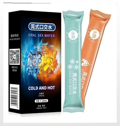 Nước tình yêu Oral sex water – Cool & Hot (4 cặp nóng, lạnh)