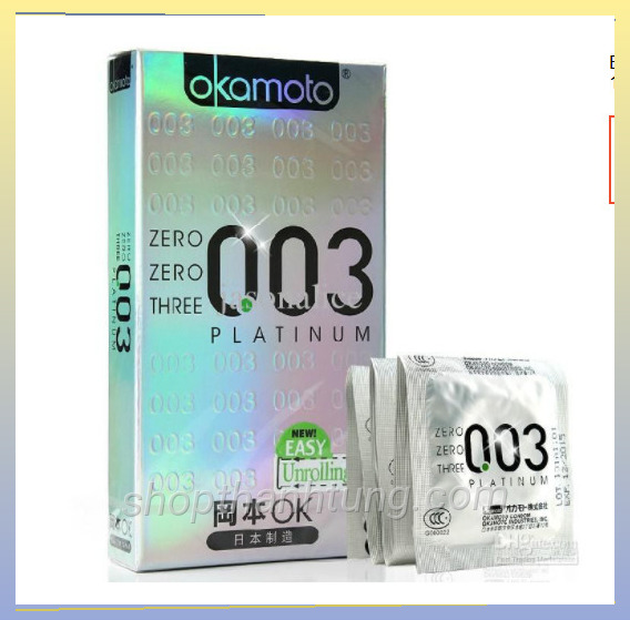 Okamoto platinum 003 - shop sinh lý