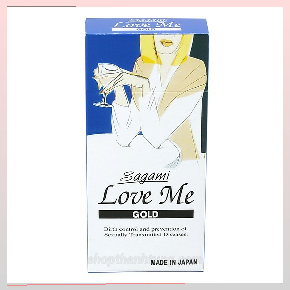 Bao cao su sagami love me gold - shop người lớn