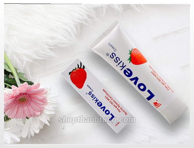 Gel boi tron love kiss huong dau - shop đồ chơi tình dục