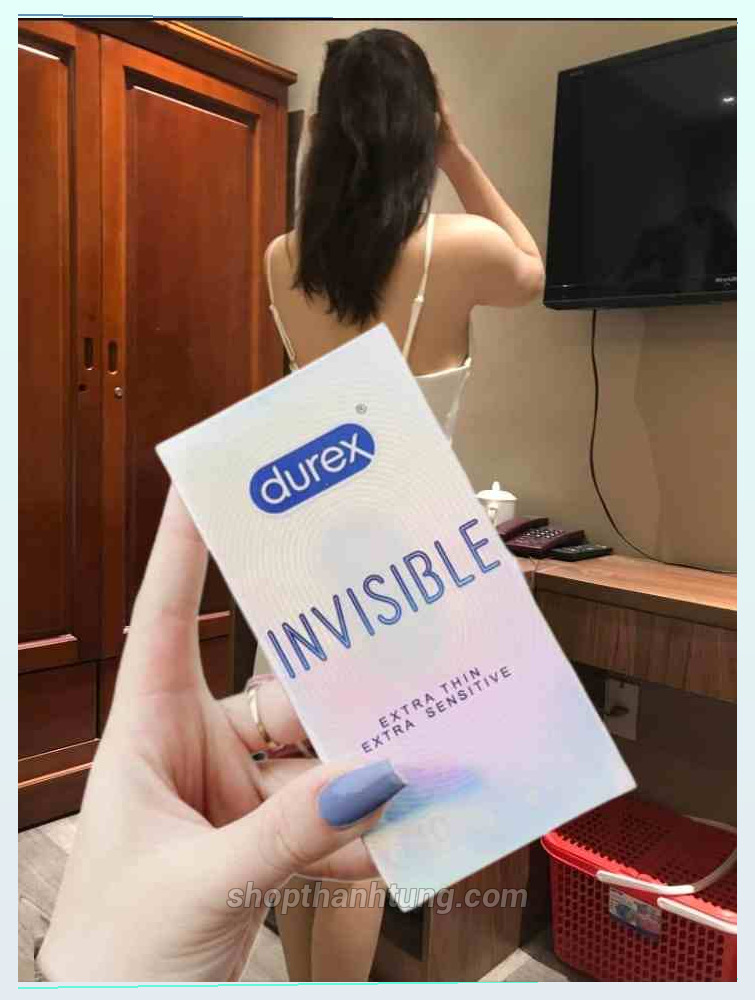 Bao cao su durex invisible 113 - shop người lớn Hải Phòng