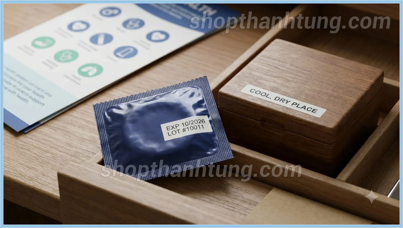 Ảnh minh họa kiểm tra sản phẩm và lưu ý bảo quản an toàn